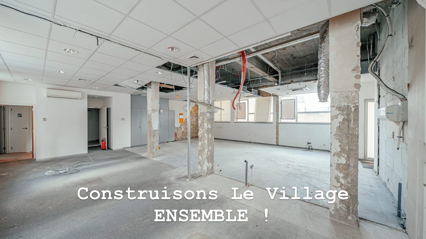 Le futur lieu du Village, avant les travaux d'aménagement